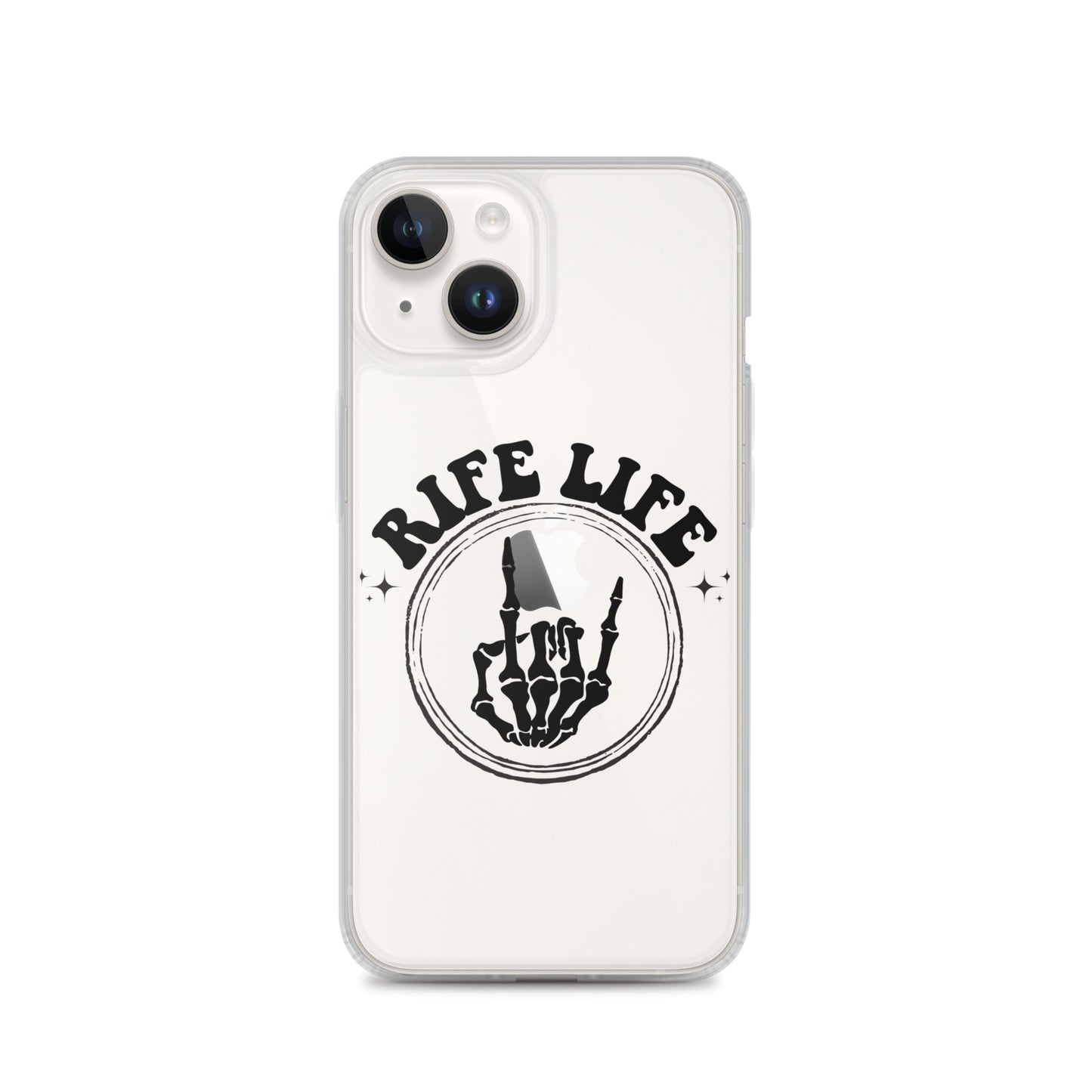 Rife Life Clear Case for iPhone®